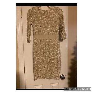 Gold Sequin Dress